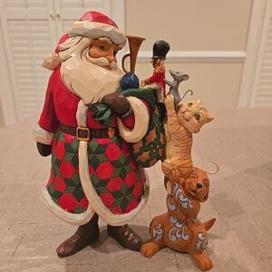 Jim Shore "Lend A Hand This Holiday" Figurine Original Box